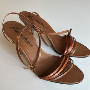 Hippopotamus Brazil Sandals. Never worn. Size 8.